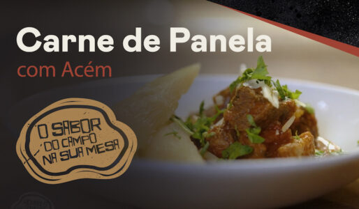 Acém em molho com mandioca