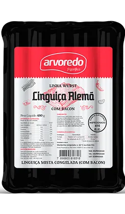Linha Wurst  Linguiça Alemã com Bacon