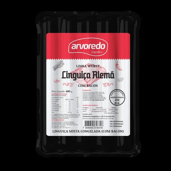 Ver também Linha Wurst  Linguiça Alemã com Bacon