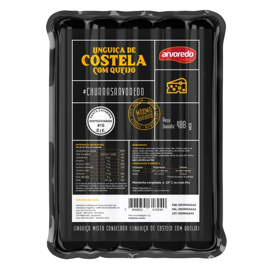 Ver também Linguiça de Costela com Queijo